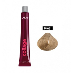 Краска Lakme Collage Creme Hair Color 9/63 светлый блондин коричнево-золотистый