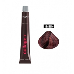 Lakme Collage+ Intense Creme Hair Color 5/55+ светлый шатен интенсивный махагоновый