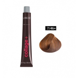 Краска Lakme Collage+ Intense 7/46+ средний блондин интенсивный медно-коричневый