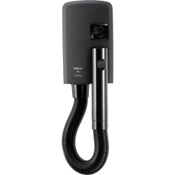 Настенный фен с розеткой Valera Hotello Shaver Matt Black