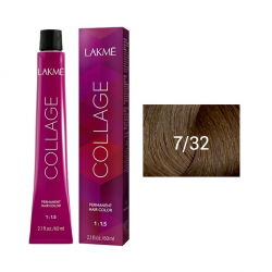Lakme Collage Creme Hair Color 7/32 средний блондин золотисто-фиолетовый