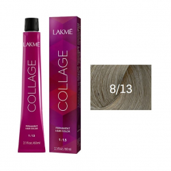 Краска Lakme Collage Creme Hair Color 8/13 блондин бежевый