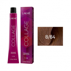 Краска Lakme Collage Creme Hair Color 8/64 блондин коричнево-медный