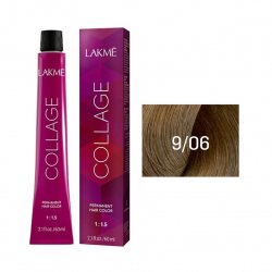 Краска Lakme Collage Creme Hair Color 9/06 очень светлый блондин теплый