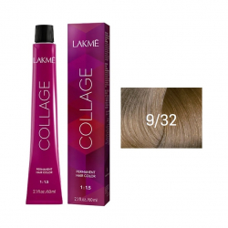 Краска Lakme Collage 9/32 светлый блондин золотисто-фиолетовый