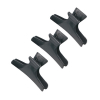 Зажимы для волос 12 шт. Dewal CL2202 Black