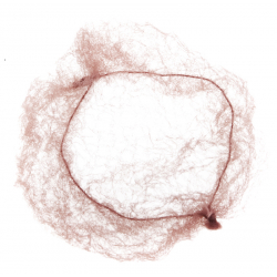 Сеточка-паутинка для волос Dewal CE051