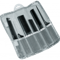 Набор расчесок Dewal CO-6137PBT-SI