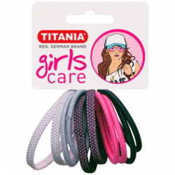 Резинки для волос 10 шт. Titania Girl 7820