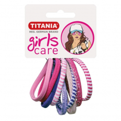 Резинки для волос 9 шт. Titania Girl 7821