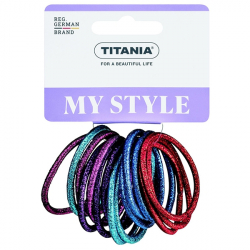 Резинки для волос 15 шт. Titania Style 7891