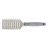 Щетка для укладки Olivia Garden Expert Care Vent Nylon Bristles White&Grey M