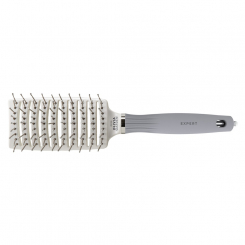 Щетка для укладки Olivia Garden Expert Care Vent Nylon Bristles White&Grey M