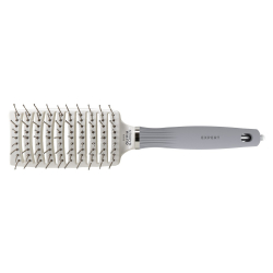 Щетка для укладки Olivia Garden Expert Care Vent Nylon Bristles White&Grey M