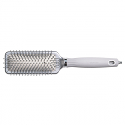 Olivia Garden Expert Care Rectangular Nylon Bristles Silver S