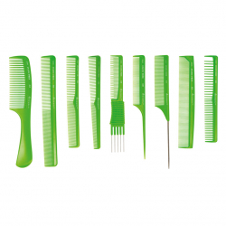 Набор расчесок Dewal CO-9-Light Green