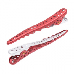 Зажимы для волос 8 шт. Y.S.Park Shark Clip Red