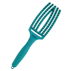 Щетка для укладки Olivia Garden Fingerbrush Care Iconic Boar&Nylon Blue Lagoon