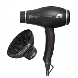 Профессиональный фен Parlux Ethos Black + диффузор Magic Sense #1