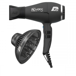 Профессиональный фен Parlux Alyon Matt Black + диффузор Magic Sense #1