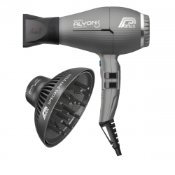 Профессиональный фен Parlux Alyon Matt Graphite + диффузор Magic Sense #1