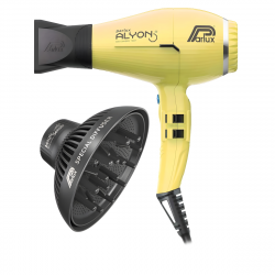 Профессиональный фен Parlux Alyon Yellow + диффузор Magic Sense #1