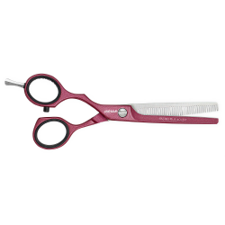 Ножницы филировочные для левши Jaguar Pastell Plus Offset 40 Berry Left 5.25